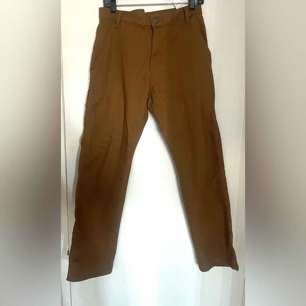 Dickies FLEX Regular-Fit Straight-Leg Tough Max Duck Cargo Pants Brown 32x30